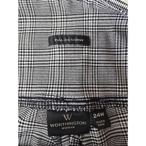 Worthington Woman Pull On Skinny Capris Sz 24W New - Picture 7 of 9